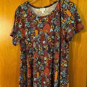 NEW Lularoe Disney Large Swing-style Carley Dress featuring Dr. Facilier/Tiana
